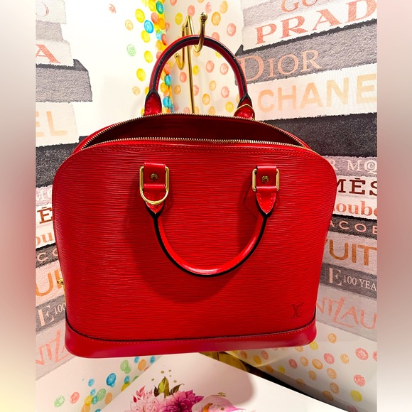 Louis Vuitton Alma Epi Red - Picture 4 of 14